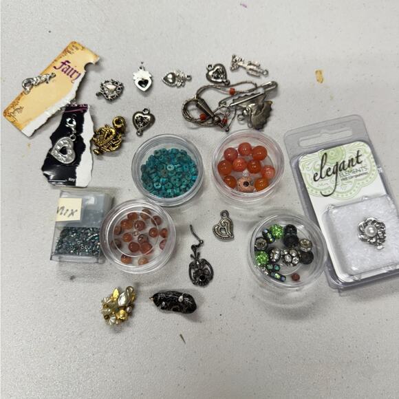 Other - Small Lot Beads and Charms For Jewelry Making Crafts